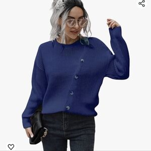 Waffle Crew Neck pullover sweater